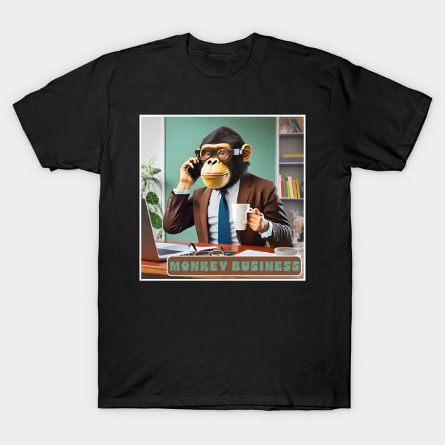 Monkey Business T-Shirt by DesignsPrints